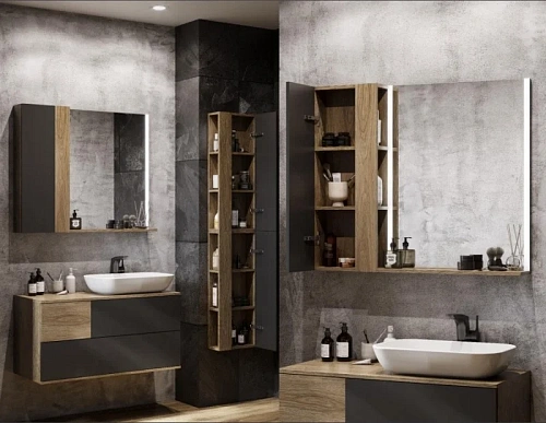 Зеркало Aquaton Терра 70 дуб кантри 1A247002TEDY0 Зеркало Aquaton Терра 70 дуб кантри 1A247002TEDY0