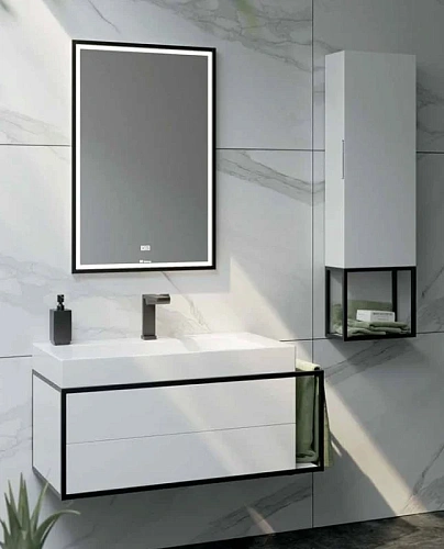 Зеркало Aqwella Clarberg Logiс 60 LOG0206 со светодиодной подсветкой, антизапотеванием 600х900х3 мм Зеркало Aqwella Clarberg Logiс 60 LOG0206 со светодиодной подсветкой, антизапотеванием 600х900х3 мм