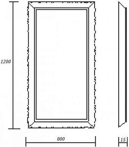 Зеркало Armadi Art NATURA 524 золото, 80х120 Зеркало Armadi Art NATURA 524 золото, 80х120