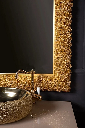 Зеркало Armadi Art ROSE 548 золото 110x85см Зеркало Armadi Art ROSE 548 золото 110x85см