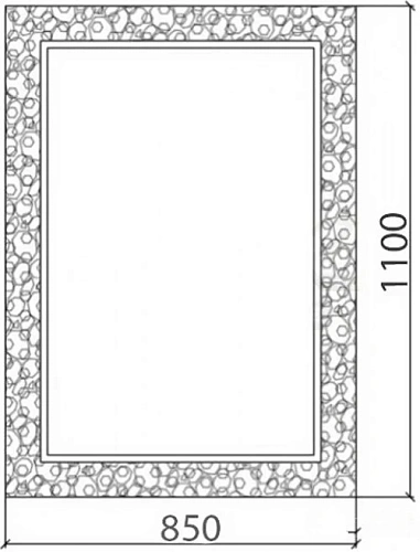 Зеркало Armadi Art ROSE 548 золото 110x85см Зеркало Armadi Art ROSE 548 золото 110x85см