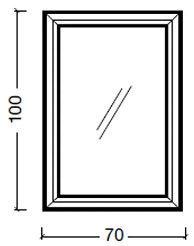 Зеркало Armadi Art Terso 559 700х1000 серебро с подсветкой Зеркало Armadi Art Terso 559 700х1000 серебро с подсветкой