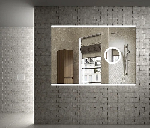 Зеркало Armadi Art Vallessi 542 с увеличением и подсветкой 80x60 Зеркало Armadi Art Vallessi 542 с увеличением и подсветкой 80x60