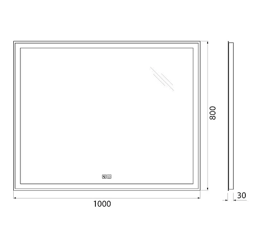 Зеркало BelBagno SPC-GRT-1000-800-LED-TCH-PHONE 12W 220-240V 1000x30x800 с подсветкой сенсорным выключателем bluetooth микрофоном и динамиками Зеркало BelBagno SPC-GRT-1000-800-LED-TCH-PHONE 12W 220-240V 1000x30x800 с подсветкой сенсорным выключателем bluetooth микрофоном и динамиками