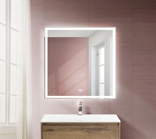 Зеркало BelBagno SPC-GRT-800-800-LED-TCH-WARM 12W 220-240V 800x30x800 с подсветкой сенсорным выключателем и подогревом Зеркало BelBagno SPC-GRT-800-800-LED-TCH-WARM 12W 220-240V 800x30x800 с подсветкой сенсорным выключателем и подогревом