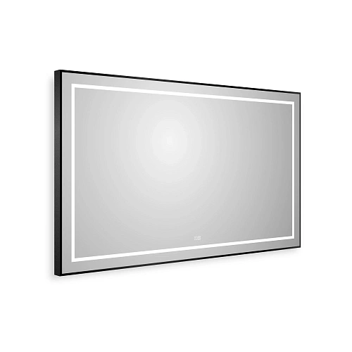 Зеркало BelBagno SPC-KRAFT-1400-800-LED-TCH-WARM-NERO 1400x32x800 мм с подсветкой сенсорным выключателем и подогревом Зеркало BelBagno SPC-KRAFT-1400-800-LED-TCH-WARM-NERO 1400x32x800 мм с подсветкой сенсорным выключателем и подогревом