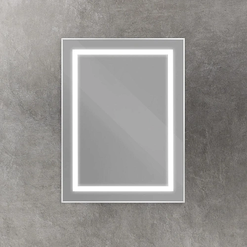 Зеркало BelBagno SPC-KRAFT-600-800-SENS-AL 600x800x32 мм с подсветкой и сенсорным выключателем Зеркало BelBagno SPC-KRAFT-600-800-SENS-AL 600x800x32 мм с подсветкой и сенсорным выключателем