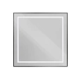 Зеркало BelBagno SPC-KRAFT-800-800-SENS-NERO 800x800x32 мм с подсветкой и сенсорным выключателем Зеркало BelBagno SPC-KRAFT-800-800-SENS-NERO 800x800x32 мм с подсветкой и сенсорным выключателем