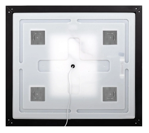 Зеркало BelBagno SPC-KRAFT-885-785-TCH-WARM-NERO 885x32x785 мм с подсветкой сенсорным выключателем и подогревом Зеркало BelBagno SPC-KRAFT-885-785-TCH-WARM-NERO 885x32x785 мм с подсветкой сенсорным выключателем и подогревом