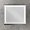 Зеркало BelBagno SPC-KRAFT-900-800-SENS-NERO 900x800x32 мм с подсветкой и сенсорным выключателем Зеркало BelBagno SPC-KRAFT-900-800-SENS-NERO 900x800x32 мм с подсветкой и сенсорным выключателем