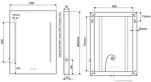 Зеркало Bemeta 127201669 Зеркало Bemeta 127201669