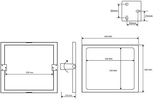 Зеркало Bemeta HELP program 301401041 Зеркало Bemeta HELP program 301401041