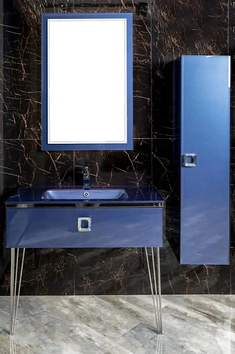 Зеркало Boheme Lucido Dolce насыщенный синий 105x70см 567-BL Зеркало Boheme Lucido Dolce насыщенный синий 105x70см 567-BL