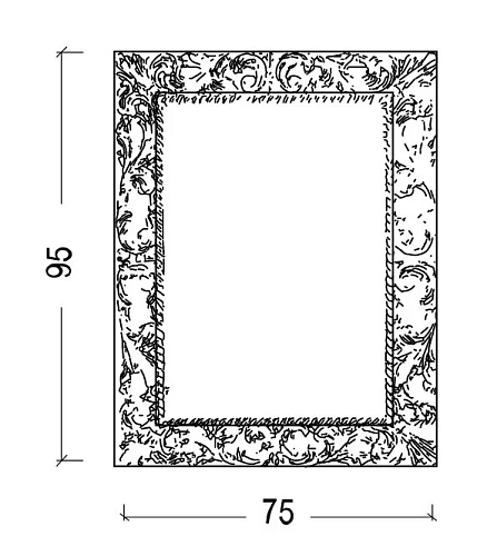 Зеркало Boheme NeoArt серебро 516 Зеркало Boheme NeoArt серебро 516