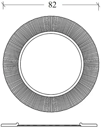 Зеркало Boheme Shine круглое ПУ серебро с подсветкой 528-SL light Зеркало Boheme Shine круглое ПУ серебро с подсветкой 528-SL light