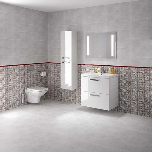 Зеркало Cersanit LED (LU-LED020*80-b-Os) 020 base 80x60 с подсветкой прямоугольное KN-LU-LED020*80-b-Os Зеркало Cersanit LED (LU-LED020*80-b-Os) 020 base 80x60 с подсветкой прямоугольное KN-LU-LED020*80-b-Os