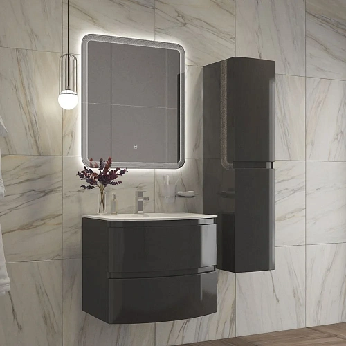 Зеркало CEZARES DUET с лазерной гравировкой подсветкой и сенсорным выключателем CZR-SPC-DUET-700-800-LED-TCH 700x800x30 Зеркало CEZARES DUET с лазерной гравировкой подсветкой и сенсорным выключателем CZR-SPC-DUET-700-800-LED-TCH 700x800x30