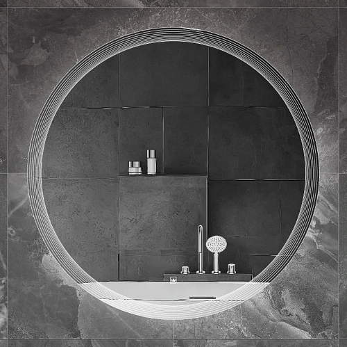 Зеркало CEZARES ECO с лазерной гравировкой подсветкой и сенсорным выключателем CZR-SPC-ECO-800-LED-TCH 800x30 Зеркало CEZARES ECO с лазерной гравировкой подсветкой и сенсорным выключателем CZR-SPC-ECO-800-LED-TCH 800x30