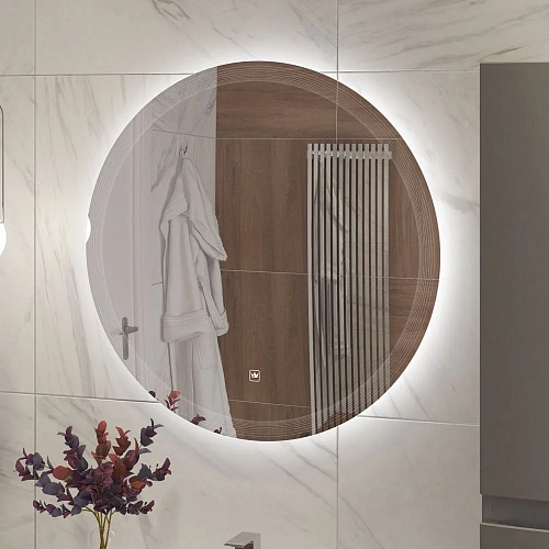 Зеркало CEZARES ECO с лазерной гравировкой подсветкой и сенсорным выключателем CZR-SPC-ECO-800-LED-TCH 800x30 Зеркало CEZARES ECO с лазерной гравировкой подсветкой и сенсорным выключателем CZR-SPC-ECO-800-LED-TCH 800x30