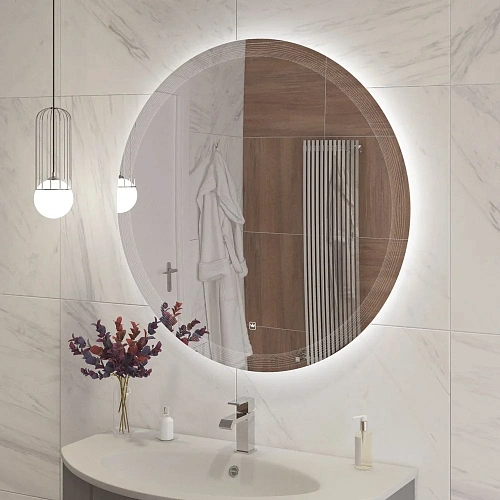 Зеркало CEZARES ECO с лазерной гравировкой подсветкой и сенсорным выключателем CZR-SPC-ECO-900-LED-TCH 900x30 Зеркало CEZARES ECO с лазерной гравировкой подсветкой и сенсорным выключателем CZR-SPC-ECO-900-LED-TCH 900x30