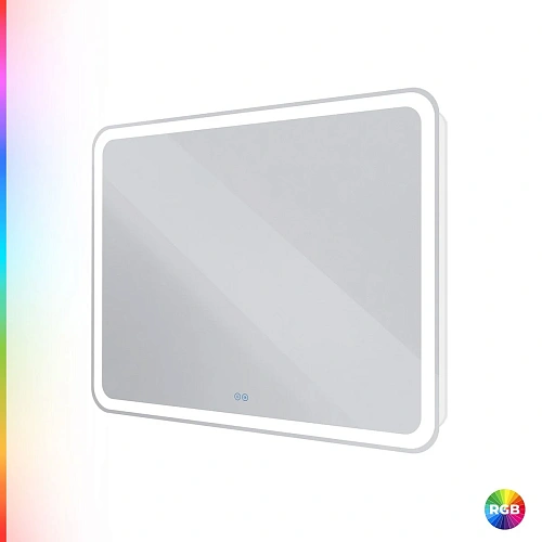 Зеркало CEZARES MULTICOLORE с подсветкой RGB и сенсорным выключателем CZR-SPC-MC-1000-800-RGB-TCH 1000x800x30 Зеркало CEZARES MULTICOLORE с подсветкой RGB и сенсорным выключателем CZR-SPC-MC-1000-800-RGB-TCH 1000x800x30