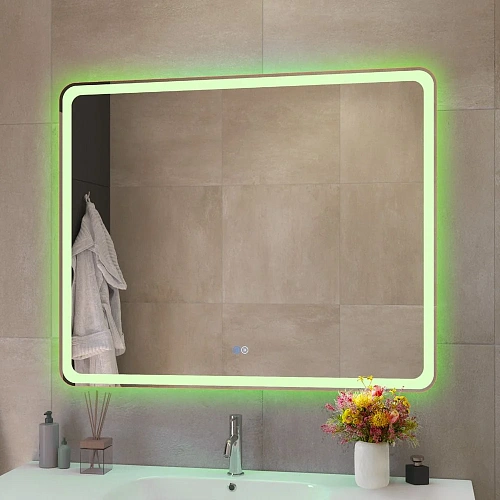 Зеркало CEZARES MULTICOLORE с подсветкой RGB и сенсорным выключателем CZR-SPC-MC-1000-800-RGB-TCH 1000x800x30 Зеркало CEZARES MULTICOLORE с подсветкой RGB и сенсорным выключателем CZR-SPC-MC-1000-800-RGB-TCH 1000x800x30