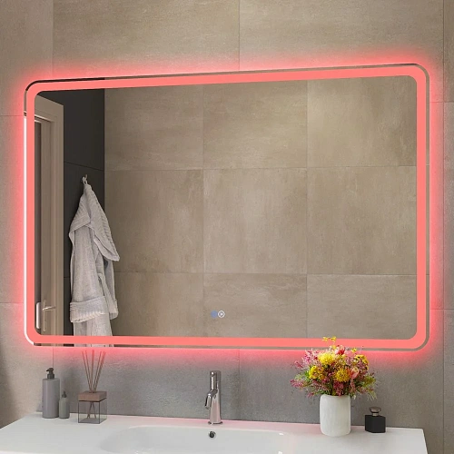 Зеркало CEZARES MULTICOLORE с подсветкой RGB и сенсорным выключателем CZR-SPC-MC-1200-800-RGB-TCH 1200x800x30 Зеркало CEZARES MULTICOLORE с подсветкой RGB и сенсорным выключателем CZR-SPC-MC-1200-800-RGB-TCH 1200x800x30