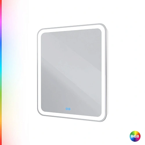 Зеркало CEZARES MULTICOLORE с подсветкой RGB и сенсорным выключателем CZR-SPC-MC-800-800-RGB-TCH 800x800x30 Зеркало CEZARES MULTICOLORE с подсветкой RGB и сенсорным выключателем CZR-SPC-MC-800-800-RGB-TCH 800x800x30
