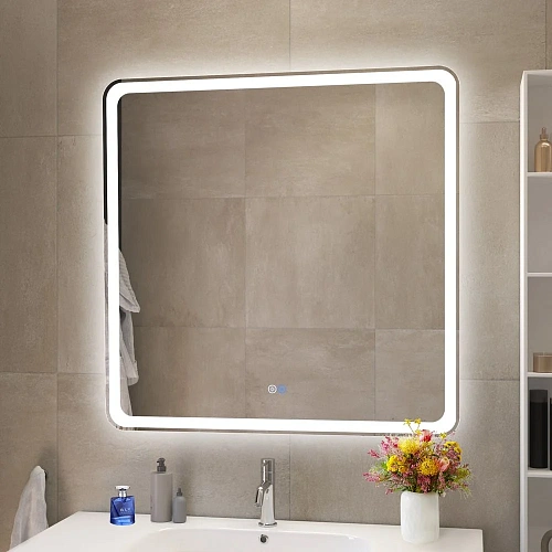 Зеркало CEZARES MULTICOLORE с подсветкой RGB и сенсорным выключателем CZR-SPC-MC-800-800-RGB-TCH 800x800x30 Зеркало CEZARES MULTICOLORE с подсветкой RGB и сенсорным выключателем CZR-SPC-MC-800-800-RGB-TCH 800x800x30