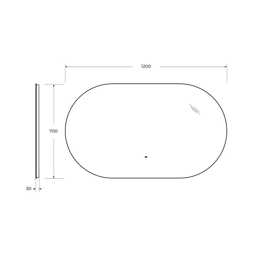 Зеркало CEZARES VAGUE с подсветкой и датчиком движения CZR-SPC-VAGUE-1200-700-MOV 1200x700x30 Зеркало CEZARES VAGUE с подсветкой и датчиком движения CZR-SPC-VAGUE-1200-700-MOV 1200x700x30