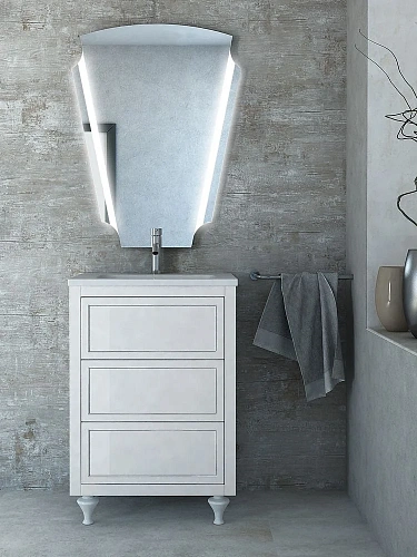 Зеркало CEZARES с LED подсветкой антизапотеванием 45020 700х250х920 Зеркало CEZARES с LED подсветкой антизапотеванием 45020 700х250х920