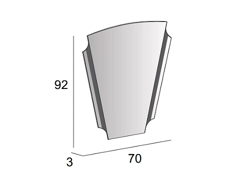 Зеркало CEZARES с LED подсветкой антизапотеванием 45020 700х250х920 Зеркало CEZARES с LED подсветкой антизапотеванием 45020 700х250х920