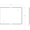 Зеркало CEZARES с LED подстветкой 54353 реверсивное 120x90 Зеркало CEZARES с LED подстветкой 54353 реверсивное 120x90