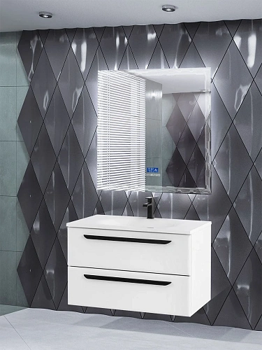 Зеркало CEZARES с LED подстветкой сенсорным выключателем и системой антизапотевания с радио и датчиком температуры 45063 90x90 см Зеркало CEZARES с LED подстветкой сенсорным выключателем и системой антизапотевания с радио и датчиком температуры 45063 90x90 см