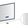 Зеркало CEZARES с LED подстветкой сенсорным выключателем и системой антизапотевания с радио и датчиком температуры 45063 90x90 см Зеркало CEZARES с LED подстветкой сенсорным выключателем и системой антизапотевания с радио и датчиком температуры 45063 90x90 см