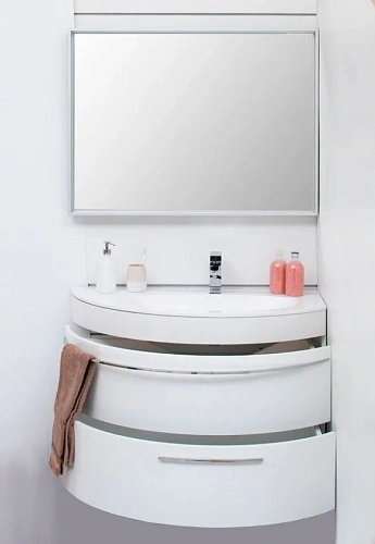 Зеркало De Aqua Алюминиум 10075 с подсветкой верх/низ серебро 261725 Зеркало De Aqua Алюминиум 10075 с подсветкой верх/низ серебро 261725