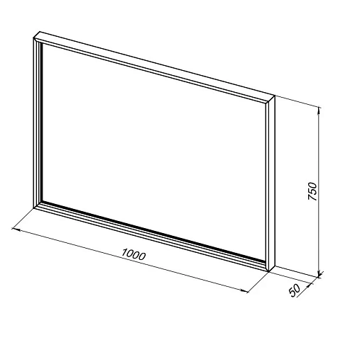 Зеркало De Aqua Алюминиум 10075 с подсветкой по периметру серебро 261697 Зеркало De Aqua Алюминиум 10075 с подсветкой по периметру серебро 261697