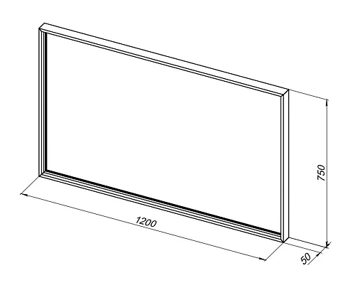 Зеркало De Aqua Алюминиум 12075 с подсветкой по периметру серебро 261698 Зеркало De Aqua Алюминиум 12075 с подсветкой по периметру серебро 261698