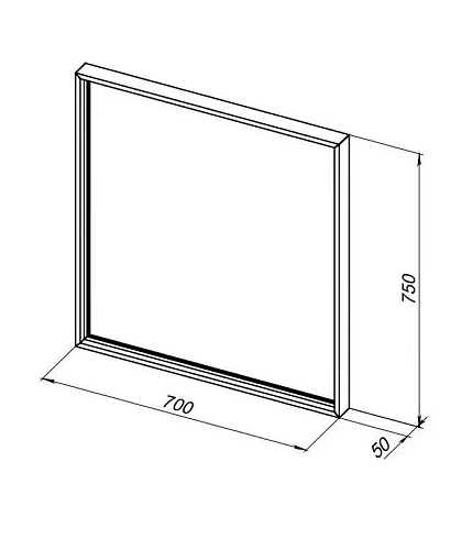 Зеркало De Aqua Алюминиум 7075 с подсветкой по периметру серебро 261694 Зеркало De Aqua Алюминиум 7075 с подсветкой по периметру серебро 261694
