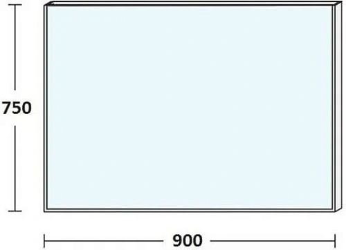 Зеркало De Aqua Алюминиум 9075 LED (с подсветкой по периметру) AF501900S Зеркало De Aqua Алюминиум 9075 LED (с подсветкой по периметру) AF501900S