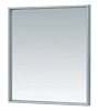 Зеркало De Aqua Алюминиум 9075 с подсветкой по периметру серебро 261696