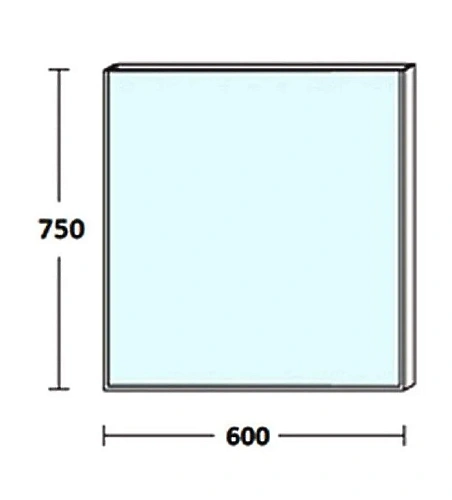 Зеркало De Aqua Сильвер 6075 чёрный 261670 Зеркало De Aqua Сильвер 6075 чёрный 261670