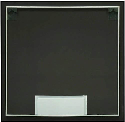 Зеркало DIWO Элиста 100x100 черное, с подсветкой сенсорной, квадратное, в скандинавском стиле 543842 Зеркало DIWO Элиста 100x100 черное, с подсветкой сенсорной, квадратное, в скандинавском стиле 543842