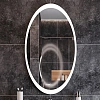 Зеркало DIWO Ярославль 60 с подсветкой, овальное, в современном стиле, сенсорное выключение 543689