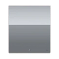 Зеркало DREJA POINT, 80x90 см, сенсорный выключатель, LED-подсветка 99.9029 Зеркало DREJA POINT, 80x90 см, сенсорный выключатель, LED-подсветка 99.9029