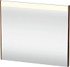 Зеркало Duravit Brioso BR700202121 с подсветкой 82 см Орех темный