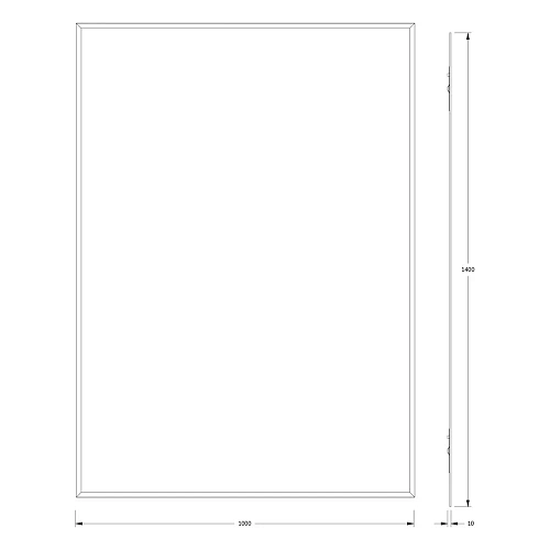 Зеркало Evoform Comfort BY 0952 100 х 140 см с фацетом 15 мм Зеркало Evoform Comfort BY 0952 100 х 140 см с фацетом 15 мм