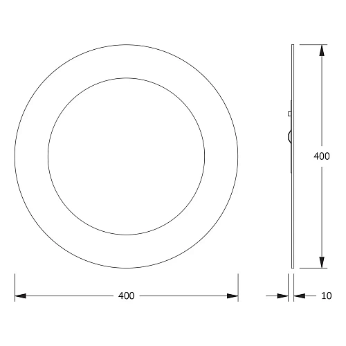 Зеркало Evoform Fashion BY 0407 D 40 см со шлифованной кромкой Зеркало Evoform Fashion BY 0407 D 40 см со шлифованной кромкой