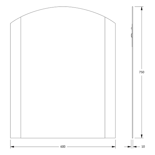 Зеркало Evoform Fashion BY 0412 60х75 см со шлифованной кромкой Зеркало Evoform Fashion BY 0412 60х75 см со шлифованной кромкой