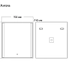 Зеркало GROSSMAN AVRORA (700x800x45) LED с сенсорным выключателем 117080 Зеркало GROSSMAN AVRORA (700x800x45) LED с сенсорным выключателем 117080